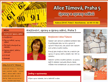 Tablet Screenshot of krejcovstvi-tumova.cz